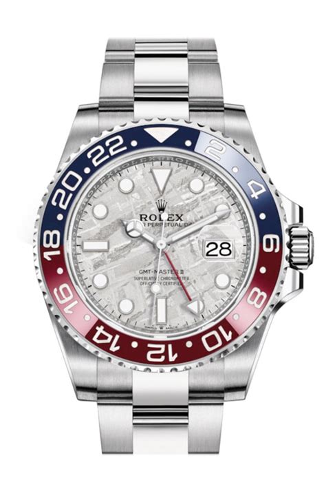 rolex gmt 2 white gold|white gold Rolex for men.